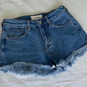 High Rise Festival Jean Shorts